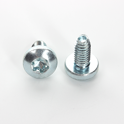 滲碳鋼藍(lán)白鋅內(nèi)六角花形盤頭三角鎖緊螺釘DIN7500(PE)